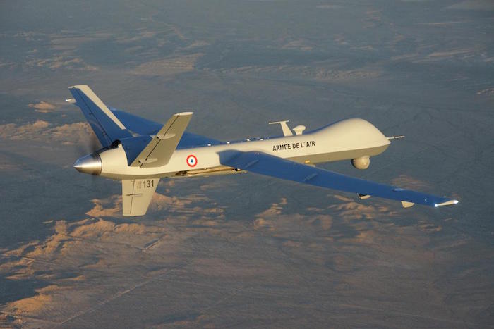 Le premier drone Reaper de l'Armée de l'Air française a été réceptionné en décembre 2013.