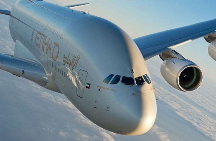 Etihad Airways a commandé 10 A380-800. 5 sont en service