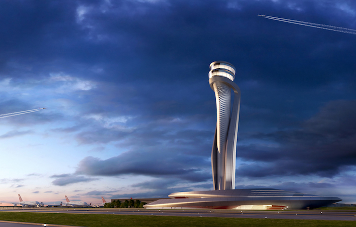 La tour de contrôle du future aéroport d’Istanbul a été signée par la société de design italienne Pininfarina dont le nom est associé à Ferrari, Alfa Romeo ou encore Jaguar.