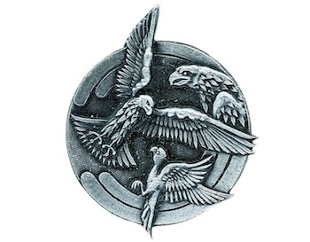L'insigne de l’escadron d'instruction au vol à voile (EIVV) « Sainte Victoire » de la base aérienne 701 de Salon-de-Provence.