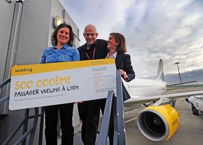 Vueling est présent à Lyon depuis 2012