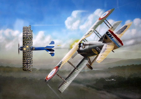 Combat aérien pendant la Grande Guerre