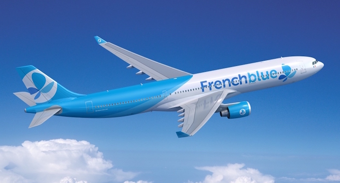 L'A330-300 aux couleurs de la nouvelle compagnie française low cost long courrier French blue dont le premier vol est prévu le 15 septembre 2016 au départ d'Orly et à destination de Punt Cana