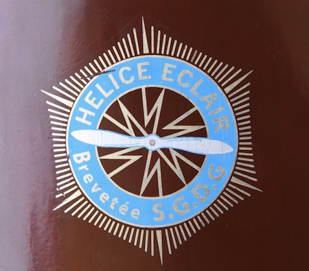 C'est avec l'hélice Eclair que tout a commencé en 1916…