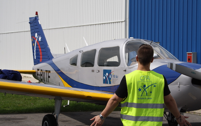 Le CFA des Métiers de l'Aérien a été fondé en 1996 par Air France, le GIFAS, la FNAM et Aéroports de Paris pour répondre à leurs besoins de personnels. 125 entreprises de l'aéronautique sont aujourd'hui partenaires du CFA.