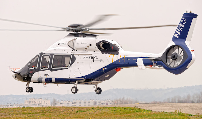 Le deuxième prototype du programme H160 a effectué son premier vol le 27 janvier 2016