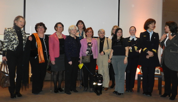 Honneur aux femmes de l'air, le 11 mars 2016, à l'Aéro-club de France