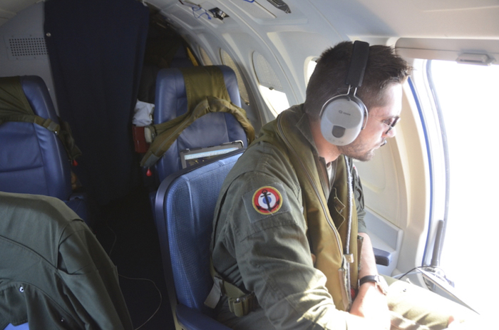 Un Falcon 50M de la Flottille 24F a survolé la zone du crash de l'A320 d'Egygptair (vol MS804), le 20 mai 2016