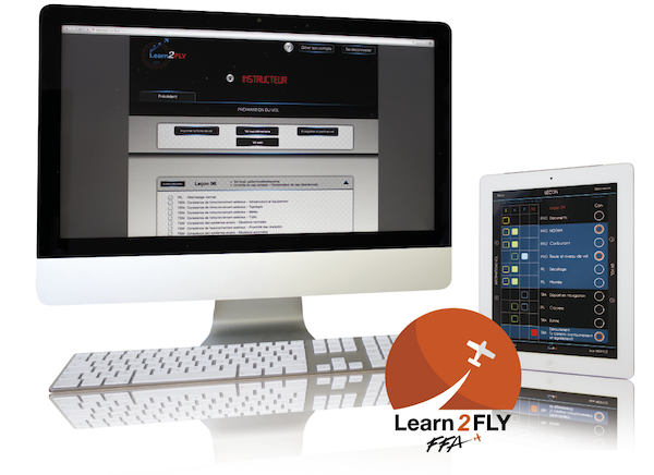 Learn2Fly permet de suivre la progression des élèves-pilotes via une appli web ou iPad