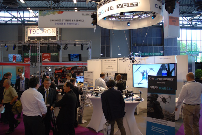 A Eurosatory, Drone Volt, l'un des leaders du marché français du drone civil, est venu chercher des opportunités à l'export, notamment en défense et sécurité.