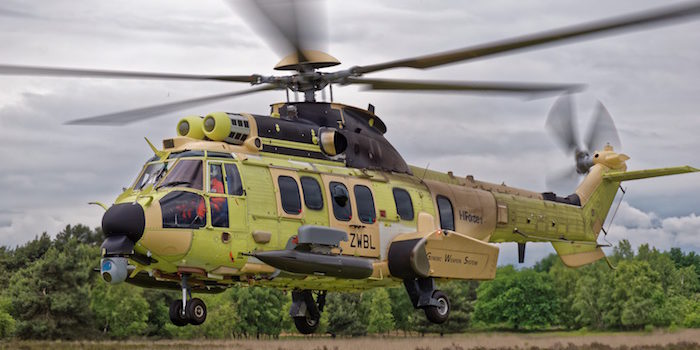 La campagne de tirs du système HForce sur hélicoptère H225M a permis de démontrer les performances d’armes balistiques, avec un viseur électro-optique et un viseur de casque affirme Airbus Helicopters.