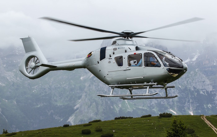 Hélicoptère léger H135 d'Airbus Helicopters
