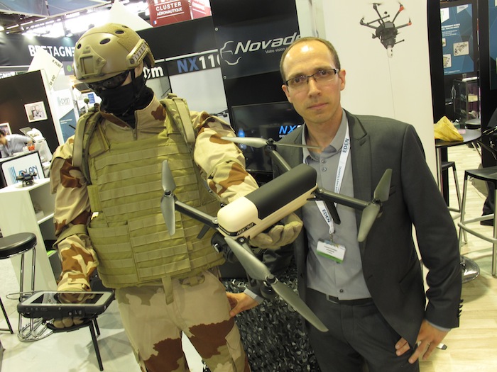 Pascal Zunino, le PDG de Novadem à Eurosatory 2016