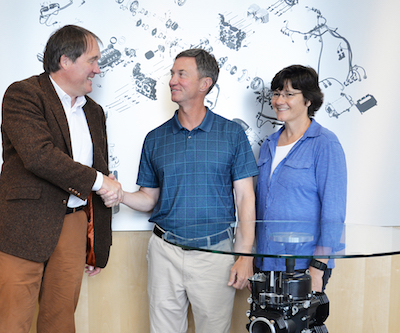 Le propriétaire du plus vieux moteur Rotax certifié encore en fonctionnement a été invité à visiter l'usine Rotax à Gunskirchen, en Autriche où sont fabriqués les moteurs d'avion.