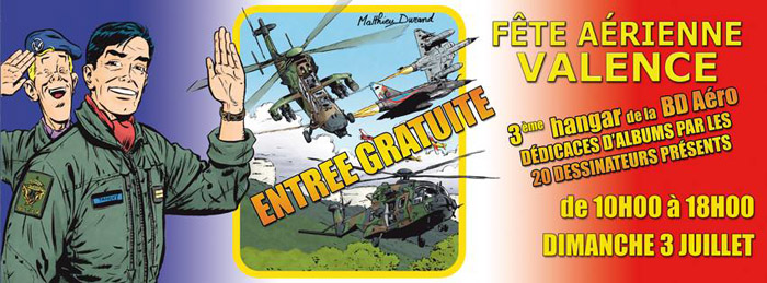 L'Aérotorshow, un événement qui associe spectacle aérien et festival de BD.