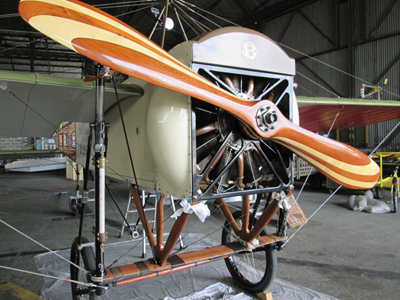Le Blériot XI de Candillargues a malheureusement subi des dommages importants lors du crash.