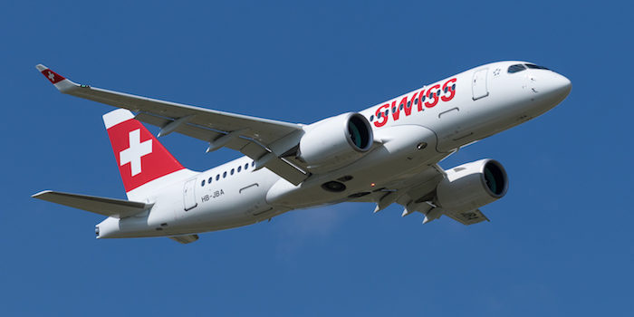 Le CS100 de SWISS peut accueillir 125 passagers