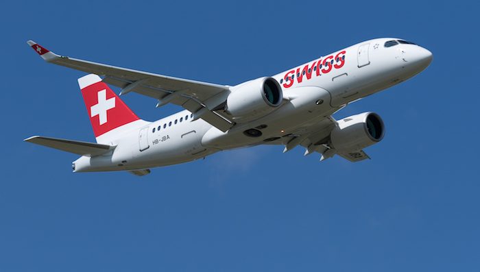 Le CS100 de SWISS peut accueillir 125 passagers
