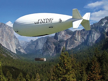 Le dirigeable LCA60T est prioritaire développé pour l’exploitation forestière. Mais il pourra aussi transporter des objets encombrants comme les 3 pales de 60m d’une éolienne en soute, ou des pylônes haute tension d’une seule pièce sous élingues.