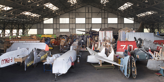 Le musée de l'air et de l'espace du Bourget propose des visites guidées et/ou libre des ateliers de restauration de Dugny. © MAE
