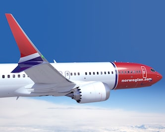 Norwegian a commandé 100 Boeing 737 MAX8 équipés de 189 sièges. © Boeing