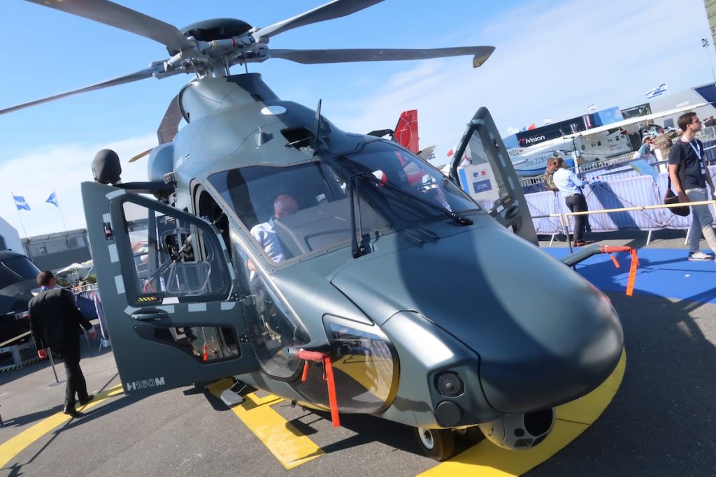 Le H160M « Guépard » est arrivé au Bourget (dans un camion). Aerobuzz