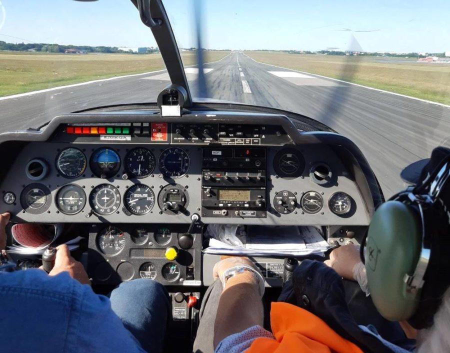 Avion Planeur Moderne Volant Dans Un Ciel Magnifique Et Un Fond De