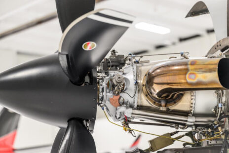 La PT-6 d'un TBM équipée d'un préchauffage Tanis