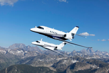 Cessna Citation Latitude et Citation Longitude en formation