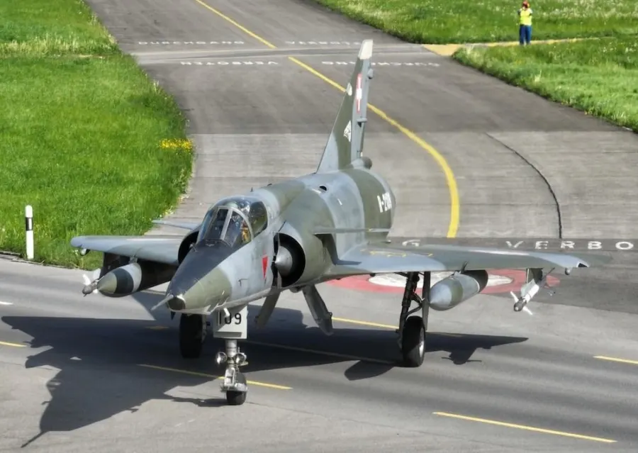 Mirage III RS R-2109 at Buochs Airport classified as historical monument